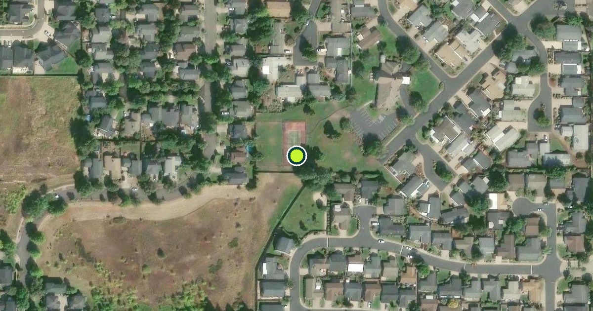 Satellite view of Eugene Pickleball Courts