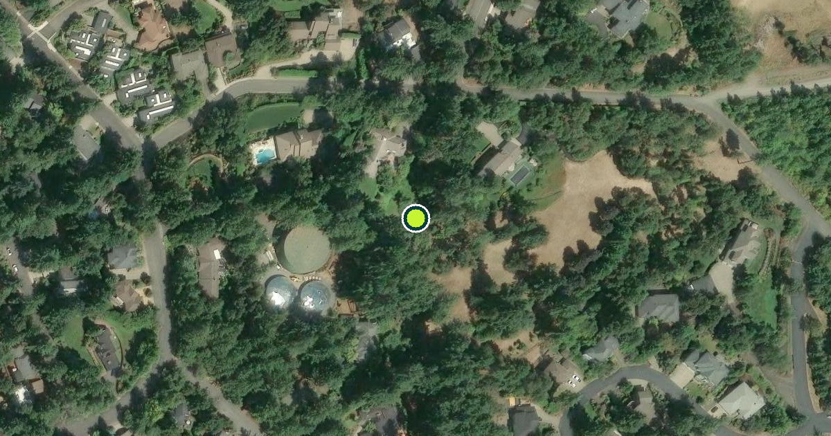 Satellite view of Eugene Pickleball Courts