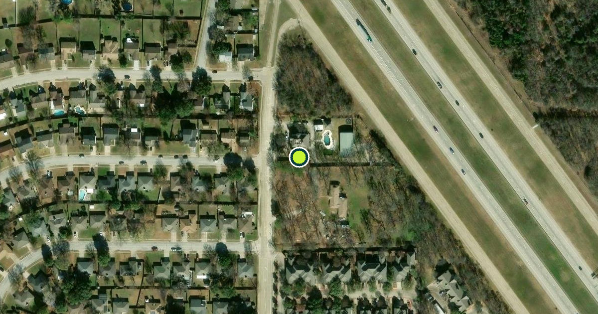 Satellite view of Euless Pickleball Courts