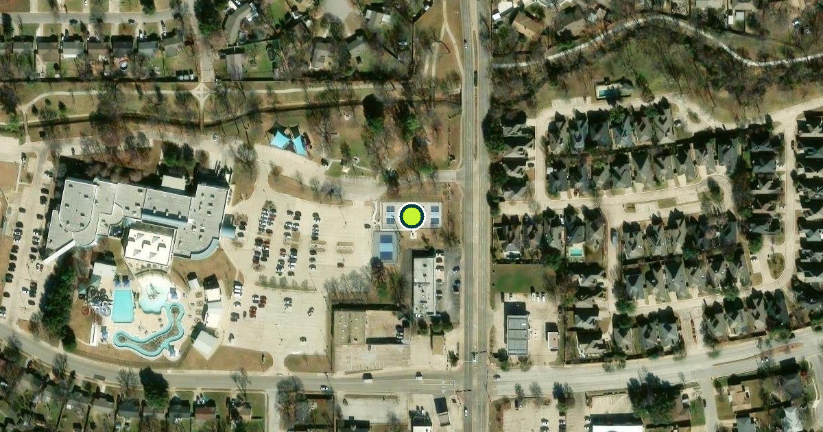 Satellite view of Euless Pickleball Courts