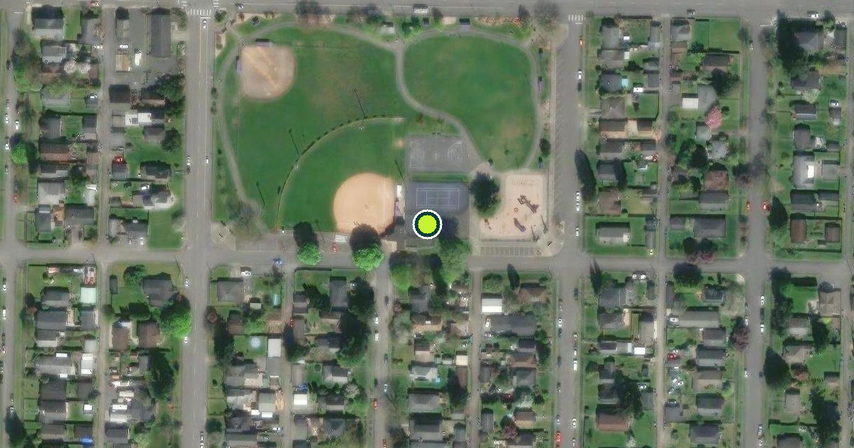 Satellite view of Everett Pickleball Courts