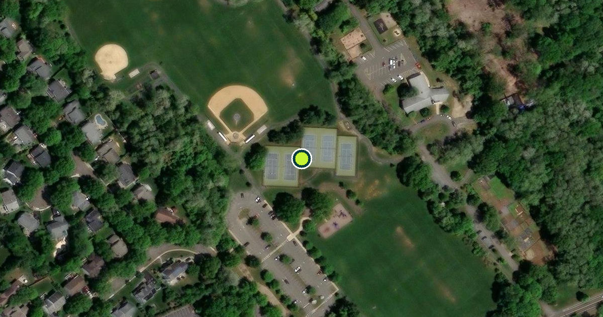 Satellite view of Fair Haven Pickleball Courts