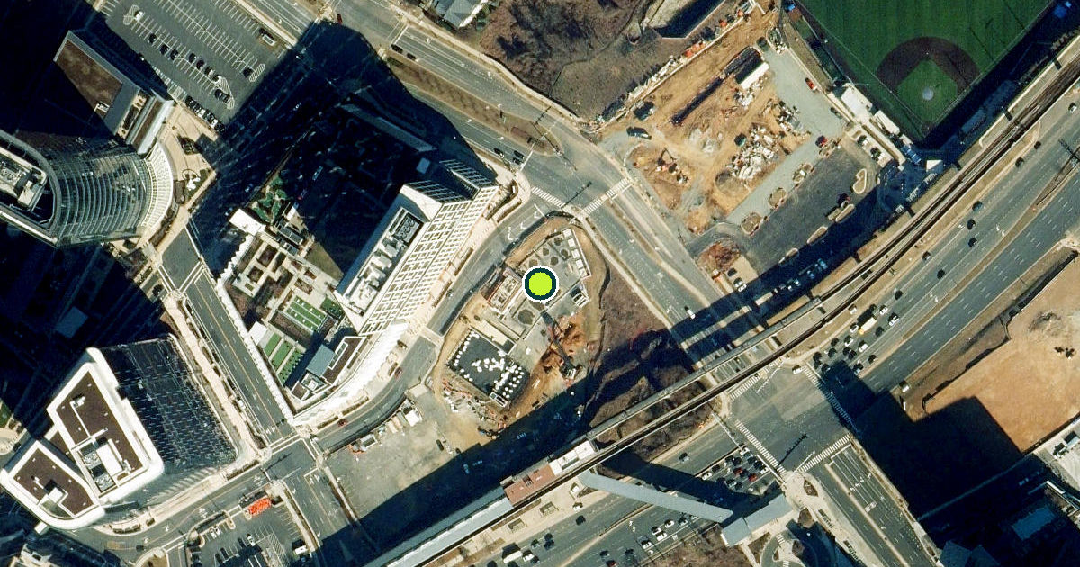 Satellite view of Fairfax County Pickleball Courts
