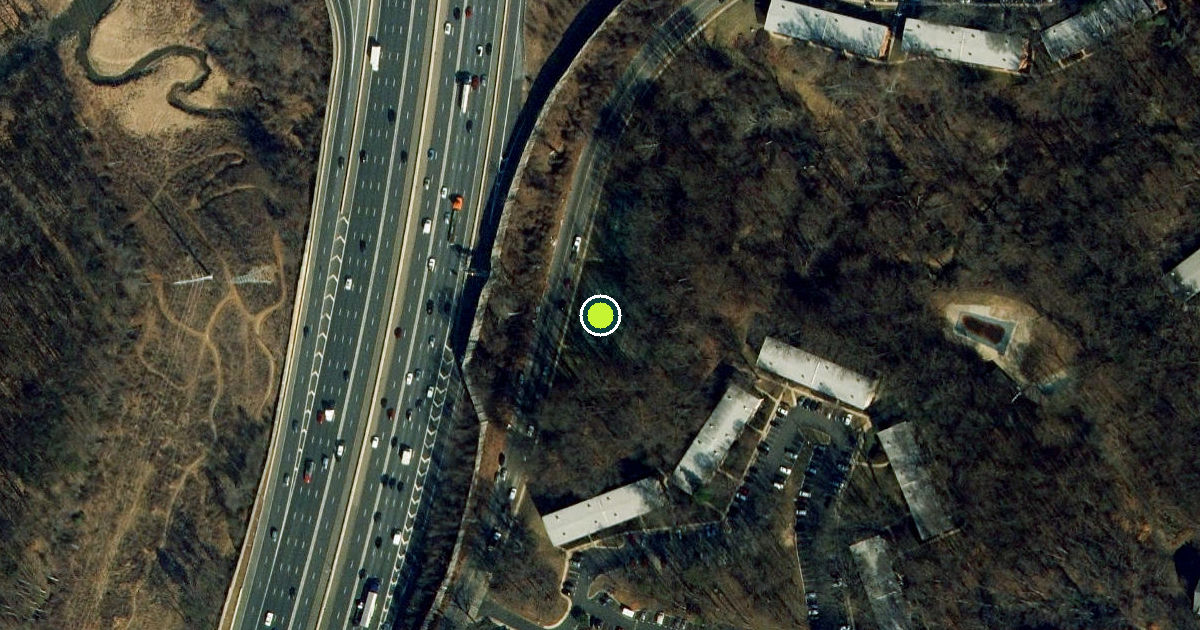 Satellite view of Fairfax County Pickleball Courts