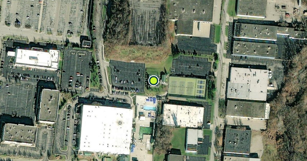 Satellite view of Fairfax Pickleball Courts
