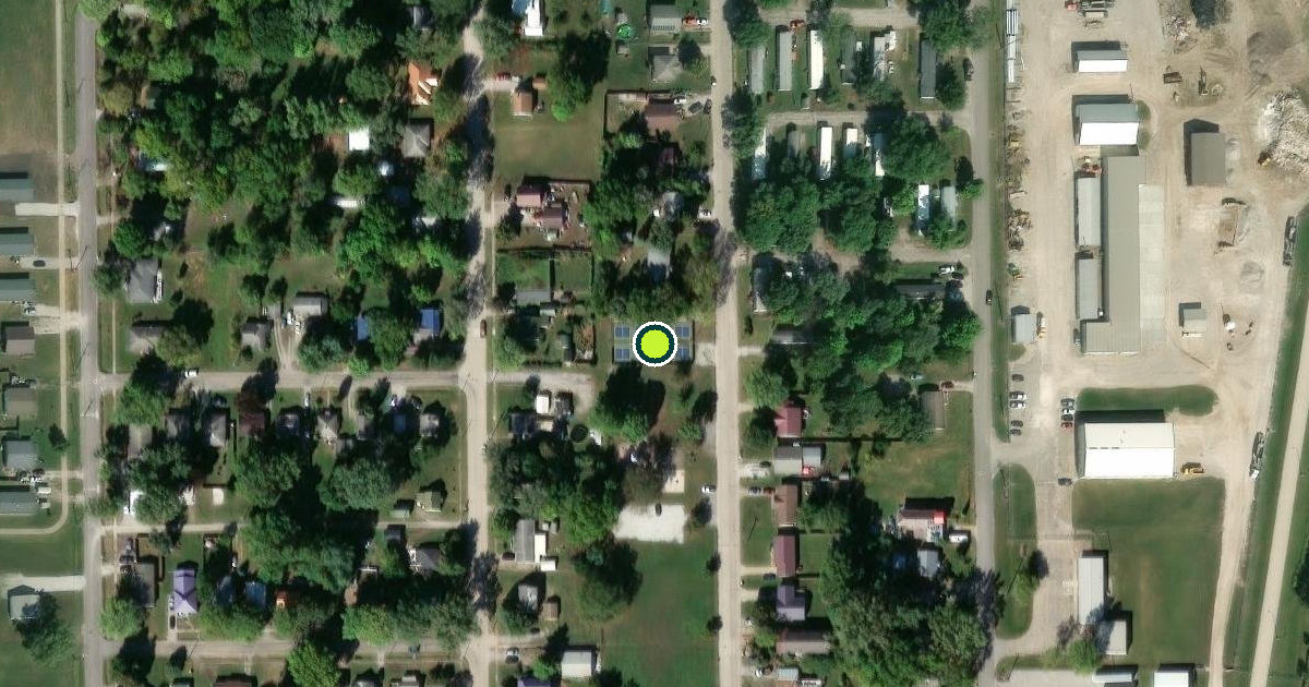 Satellite view of Fairfield Pickleball Courts