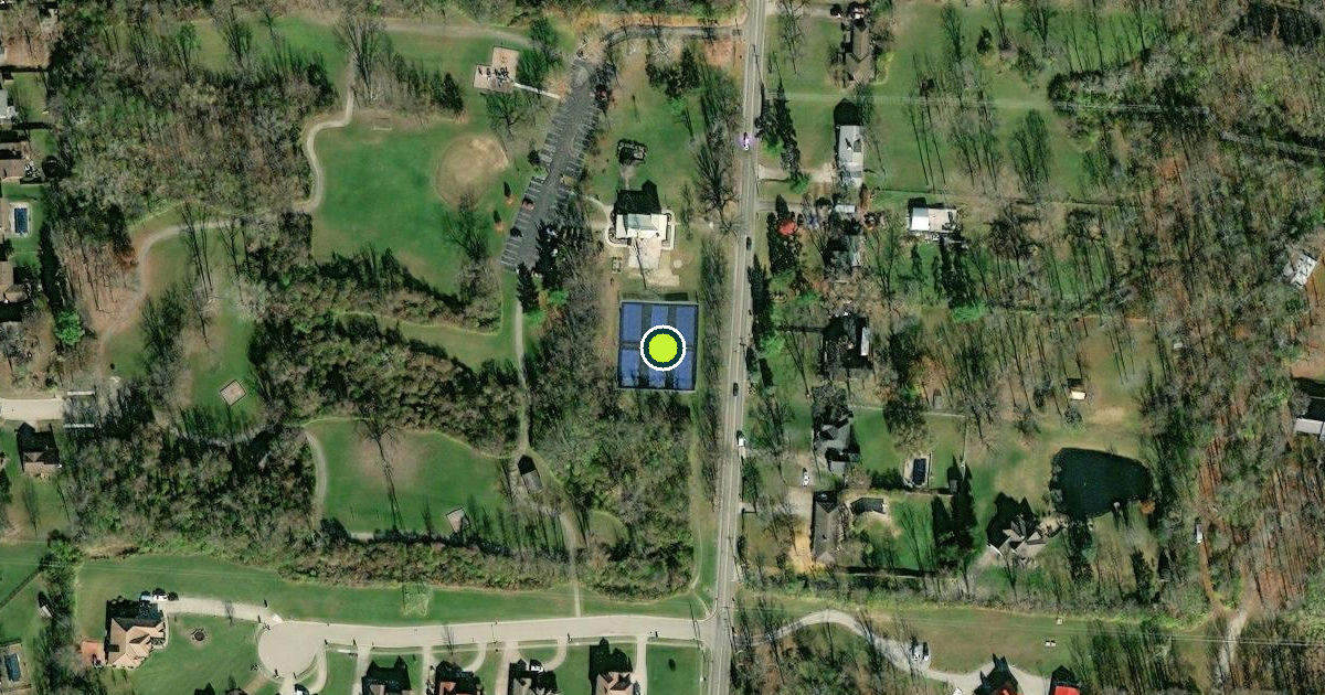 Satellite view of Fairfield Pickleball Courts