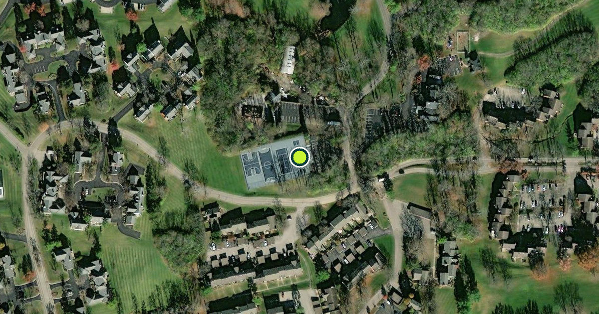 Satellite view of Fairfield Pickleball Courts