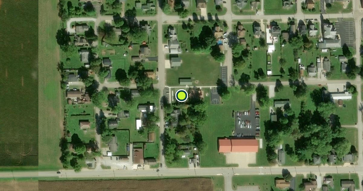 Satellite view of Fairland Pickleball Courts