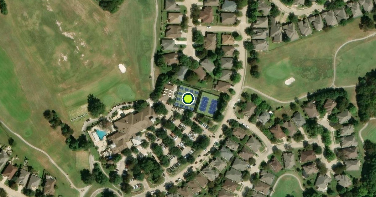 Satellite view of Fairview Pickleball Courts