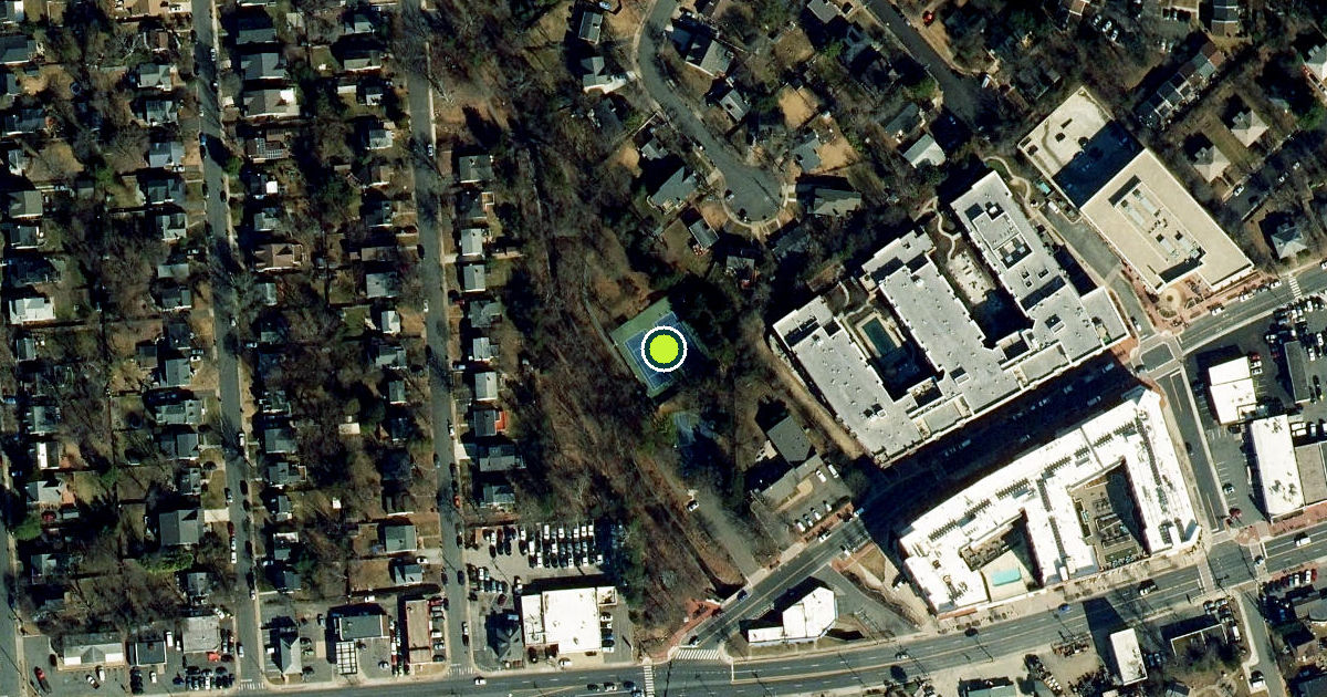 Satellite view of Falls Church Pickleball Courts