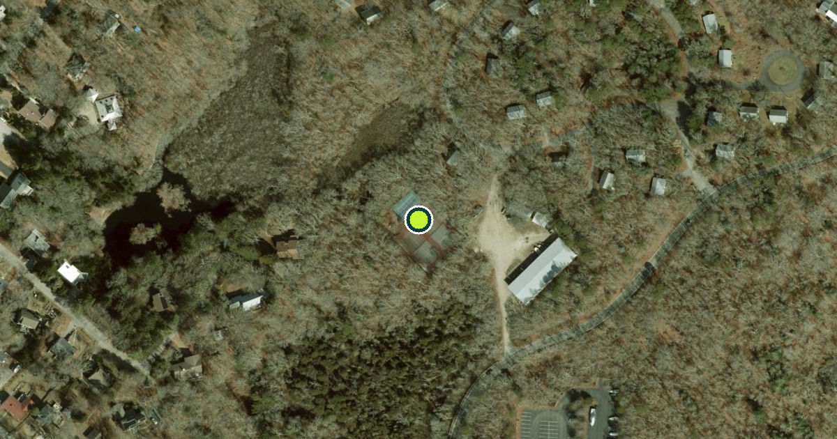 Satellite view of Falmouth Pickleball Courts