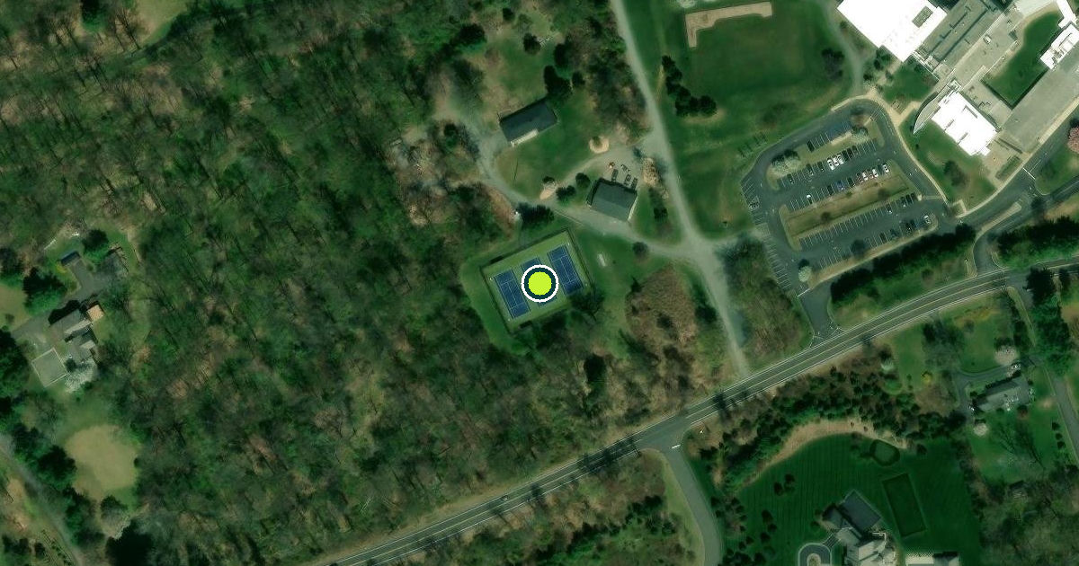 Satellite view of Far Hills Pickleball Courts