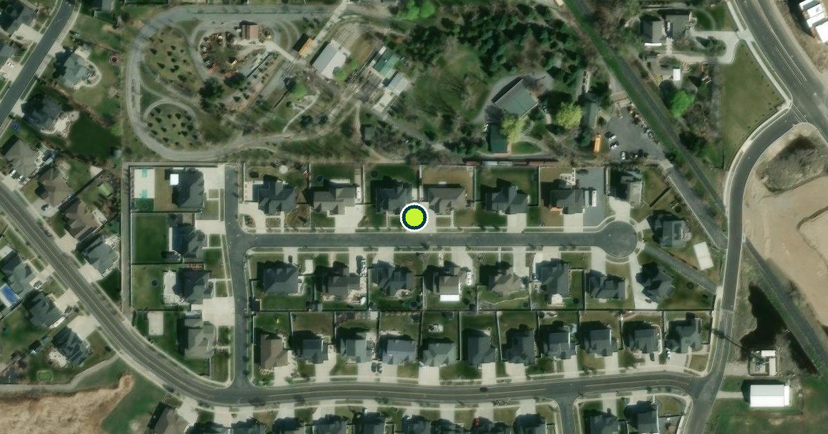 Satellite view of Farmington Pickleball Courts
