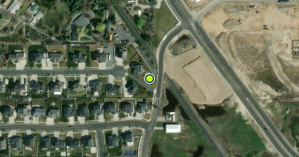 Satellite view of Farmington Pickleball Courts