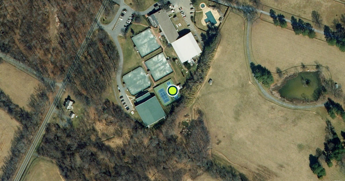 Satellite view of Fauquier County Pickleball Courts