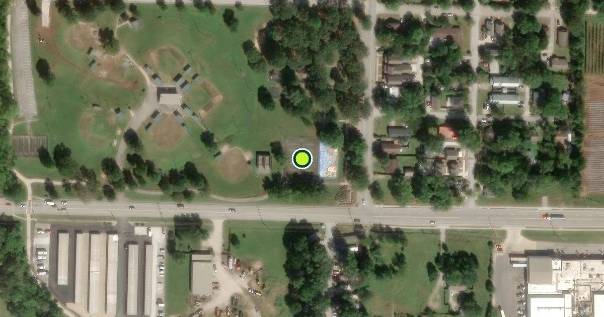 Satellite view of Fayetteville Pickleball Courts