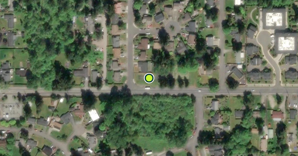Satellite view of Federal Way Pickleball Courts