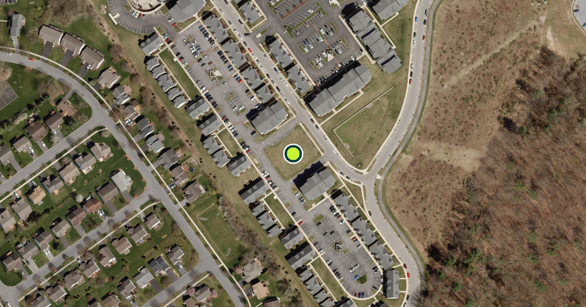Satellite view of Ferguson Township Pickleball Courts