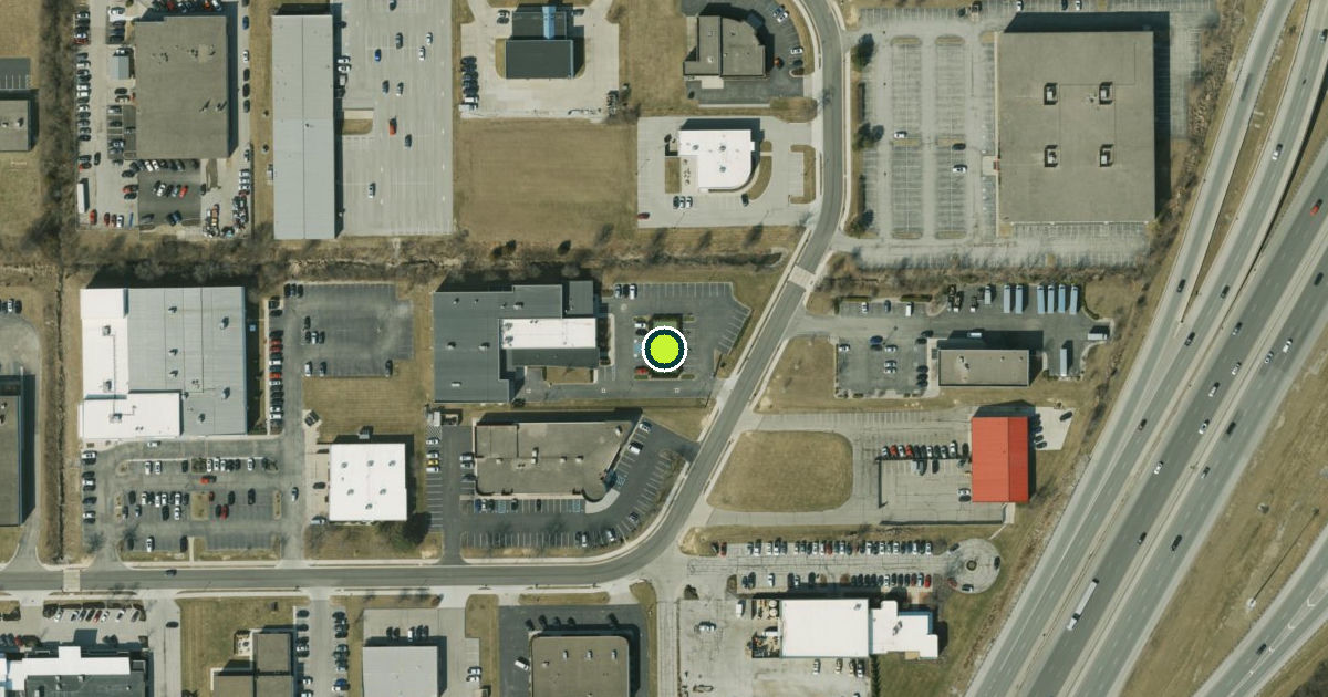Satellite view of Fishers Pickleball Courts