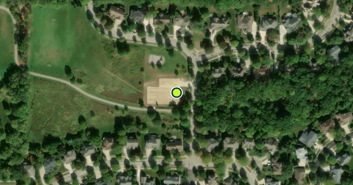 Satellite view of Fitchburg Pickleball Courts