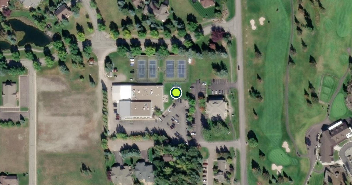 Satellite view of Flathead County Pickleball Courts