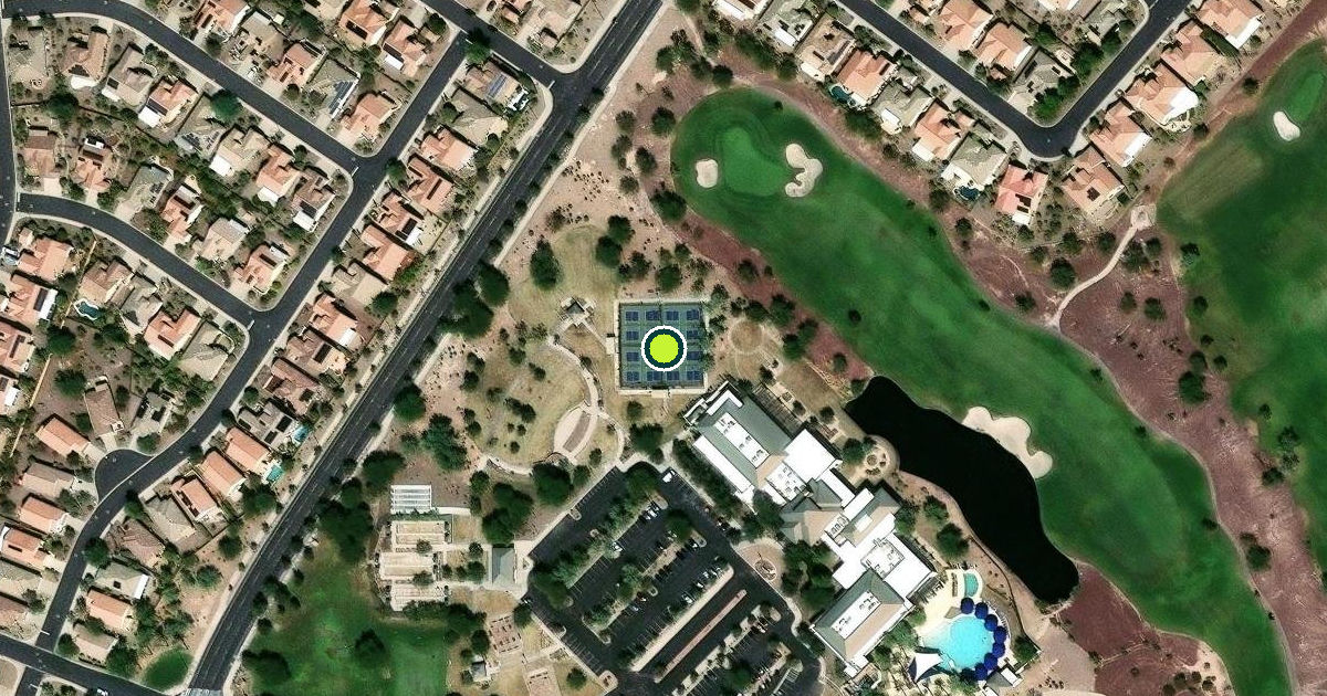 Satellite view of Florence Pickleball Courts