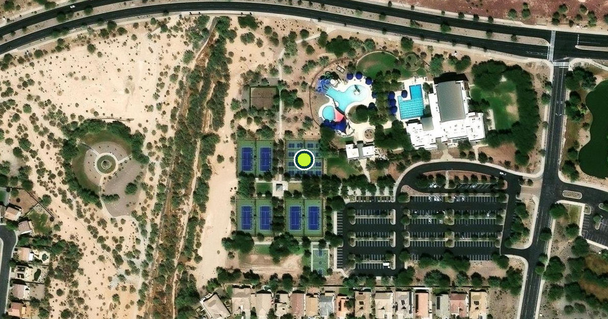 Satellite view of Florence Pickleball Courts