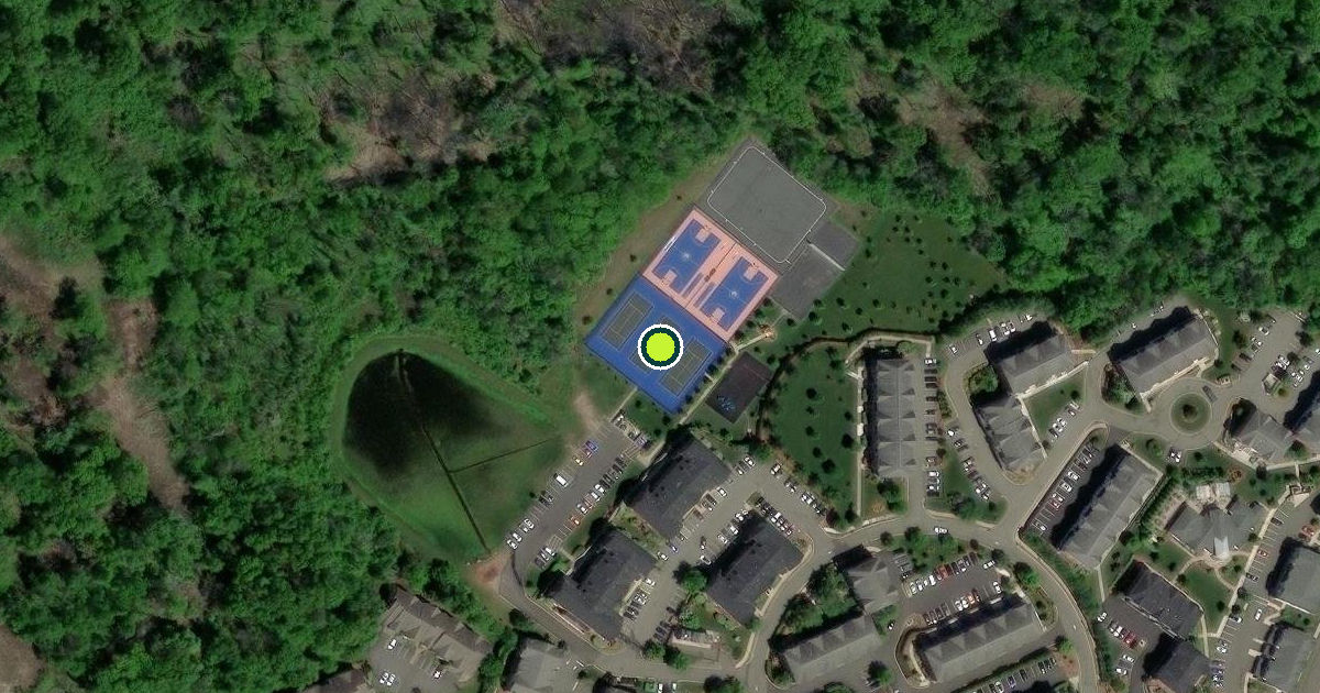Satellite view of Florham Park Pickleball Courts