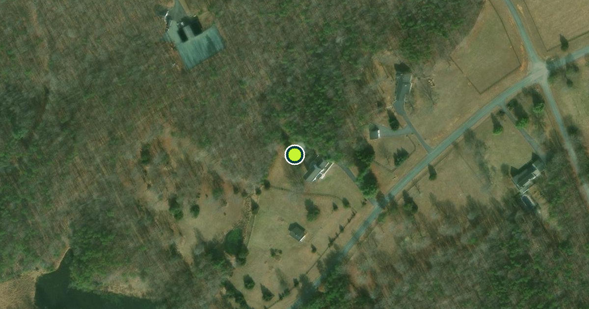 Satellite view of Fluvanna County Pickleball Courts