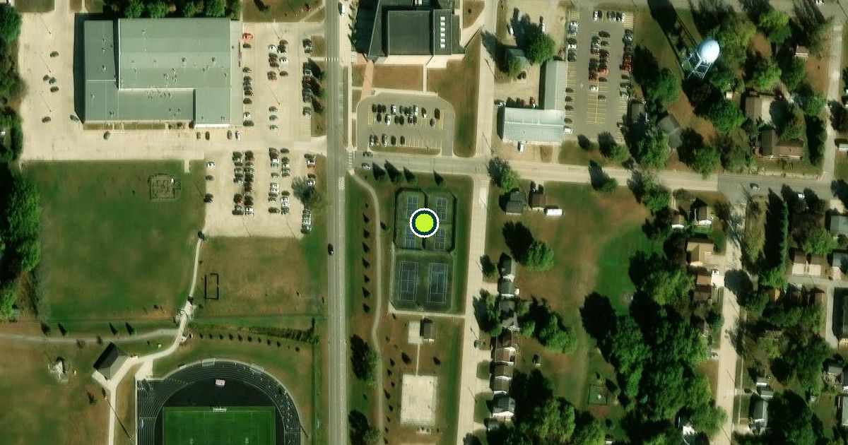 Satellite view of Forest City Pickleball Courts