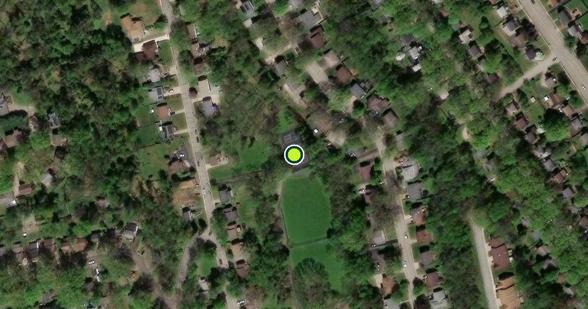 Satellite view of Forest Hills Pickleball Courts