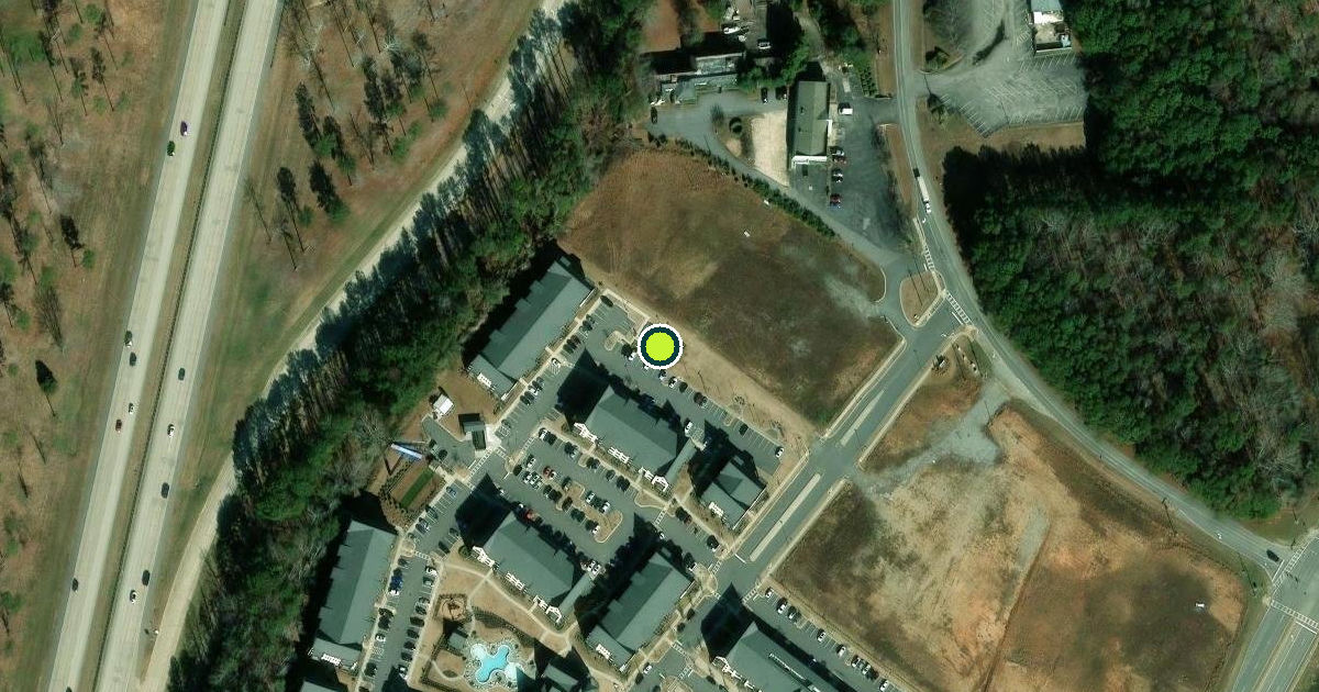 Satellite view of Forsyth County Pickleball Courts