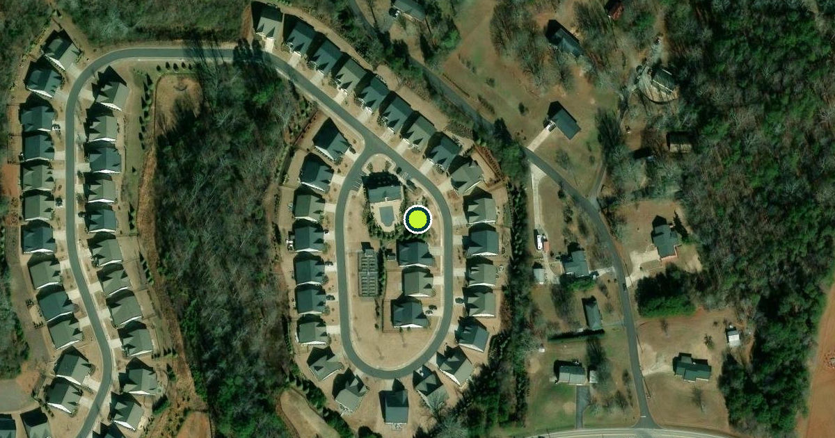 Satellite view of Forsyth County Pickleball Courts