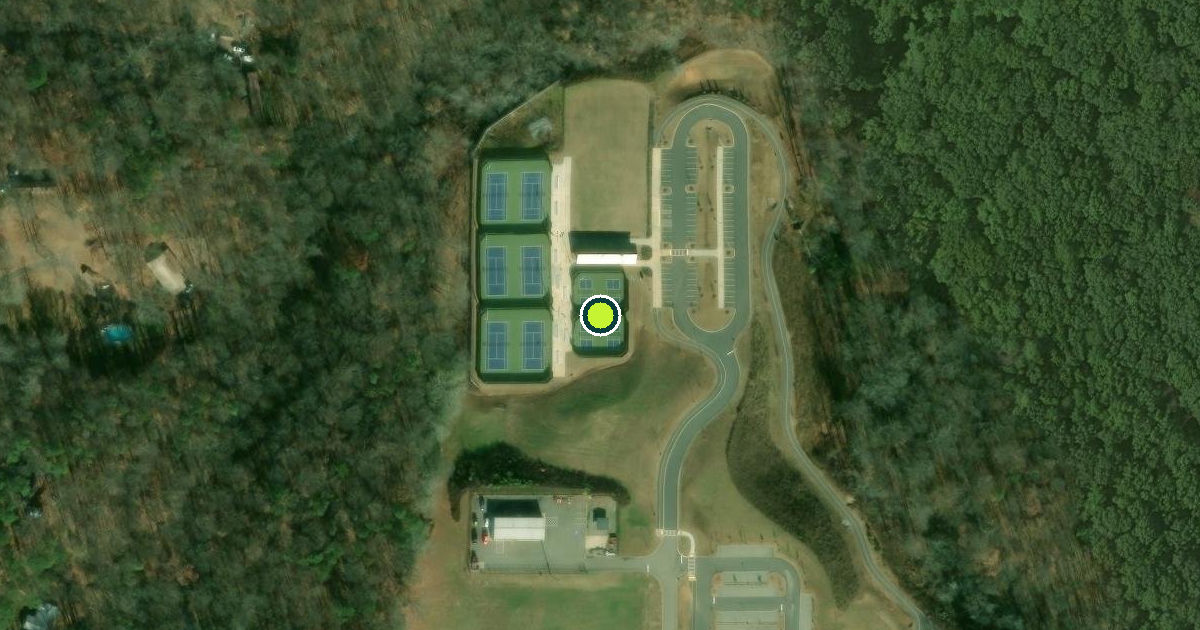Satellite view of Forsyth County Pickleball Courts