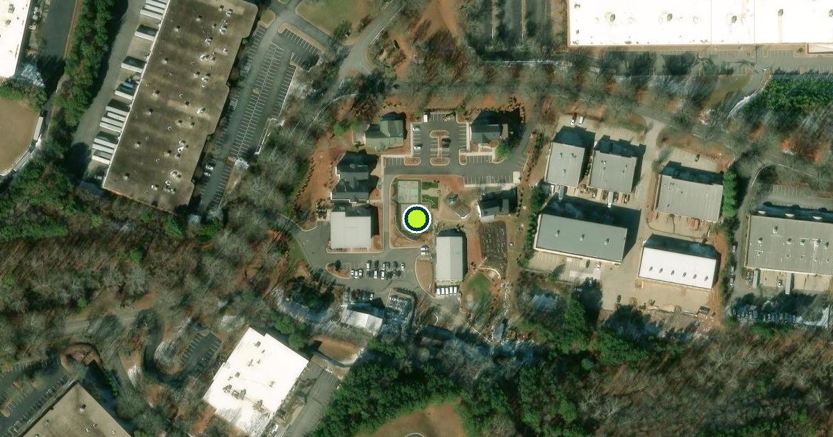 Satellite view of Forsyth County Pickleball Courts
