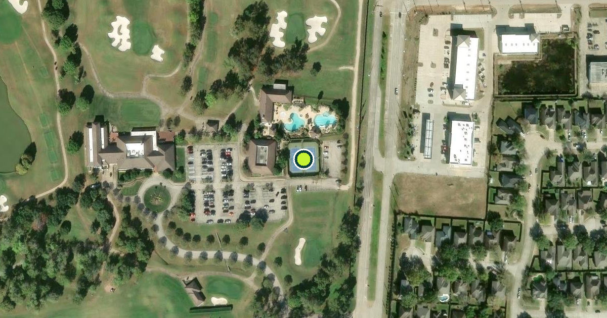 Satellite view of Fort Bend County Pickleball Courts