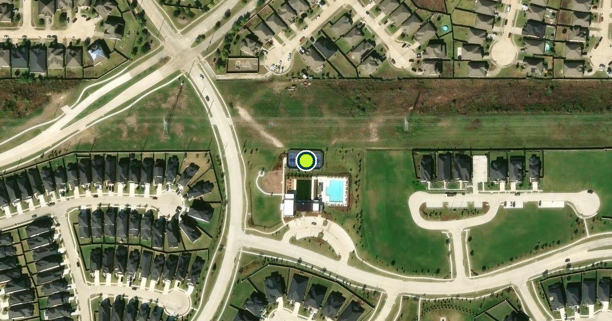 Satellite view of Fort Bend County Pickleball Courts