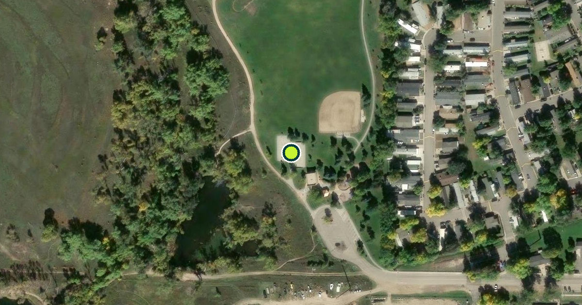 Satellite view of Fort Collins Pickleball Courts