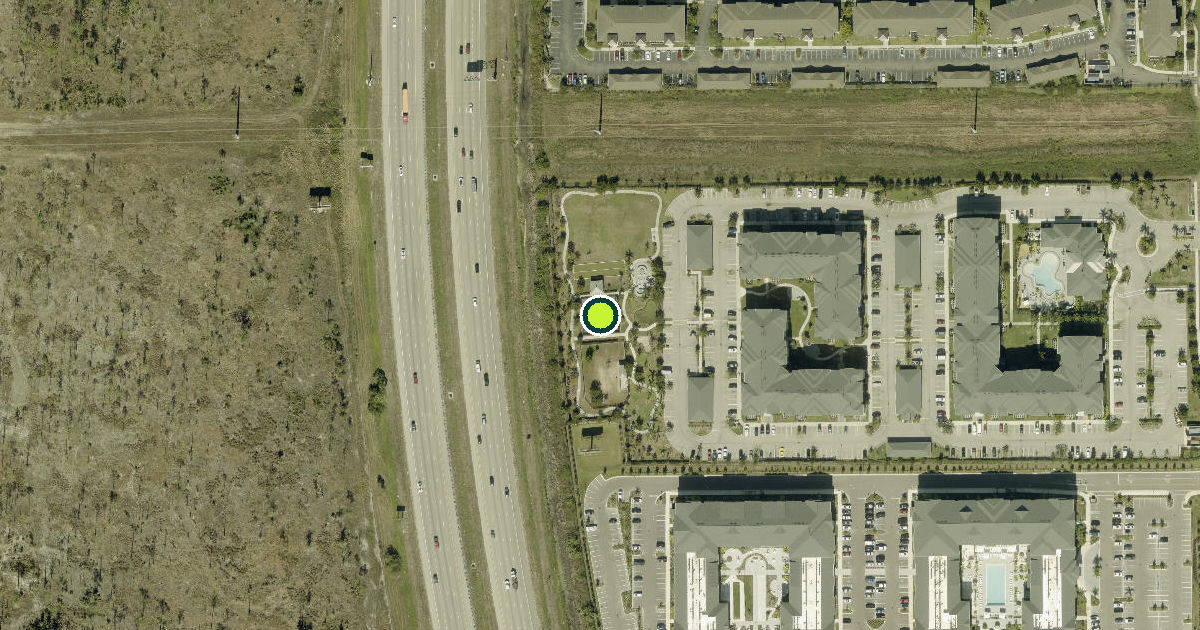 Satellite view of Fort Myers Pickleball Courts