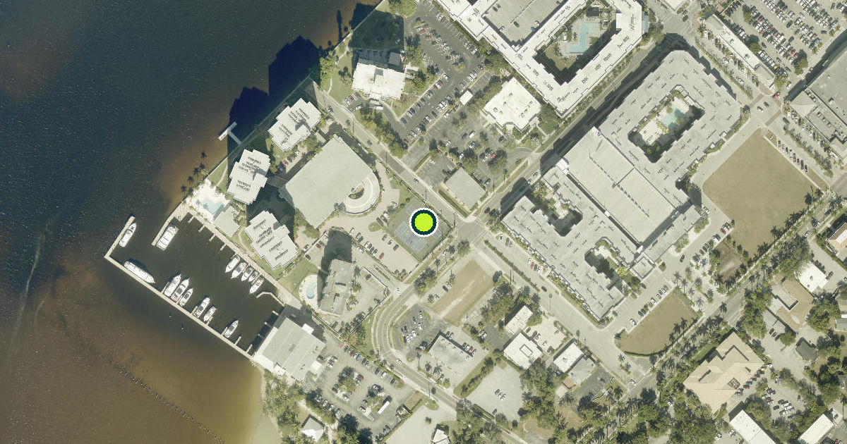 Satellite view of Fort Myers Pickleball Courts
