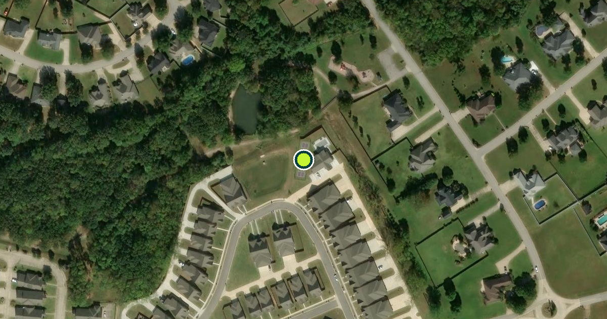 Satellite view of Fort Smith Pickleball Courts