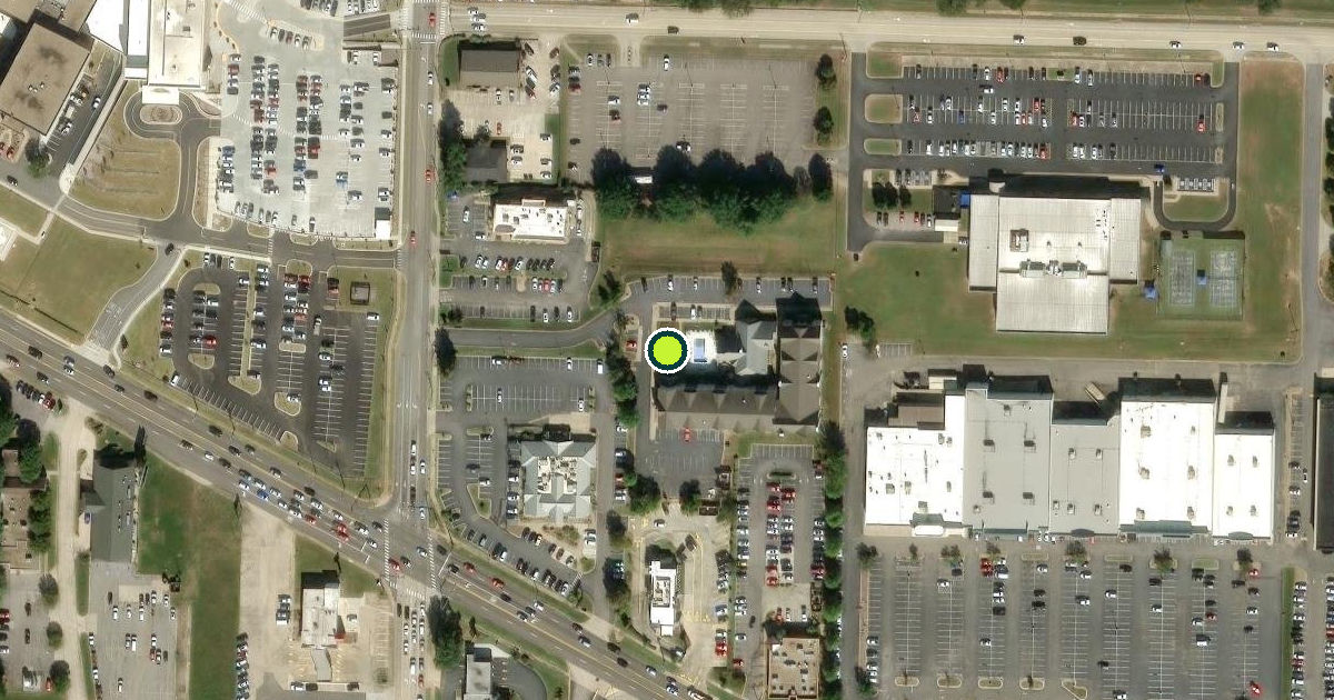 Satellite view of Fort Smith Pickleball Courts
