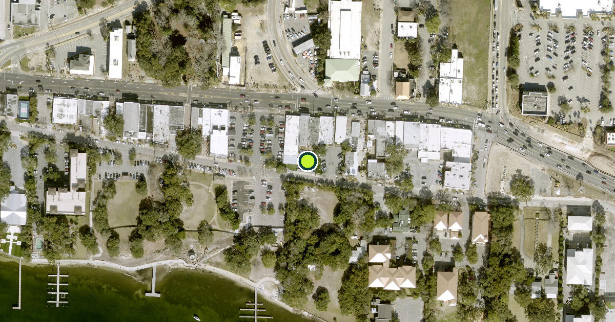 Satellite view of Fort Walton Beach Pickleball Courts