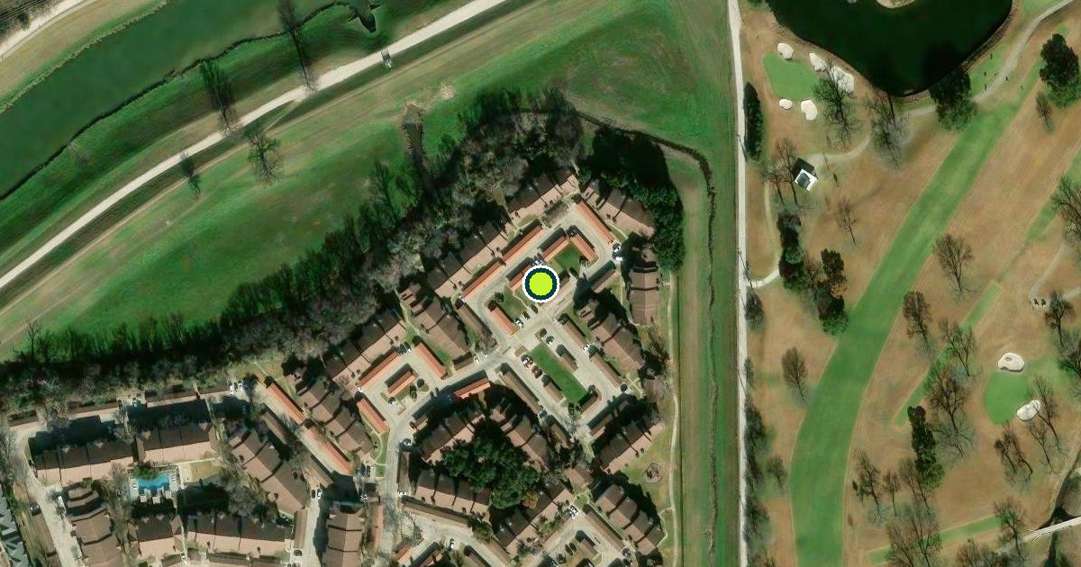 Satellite view of Fort Worth Pickleball Courts