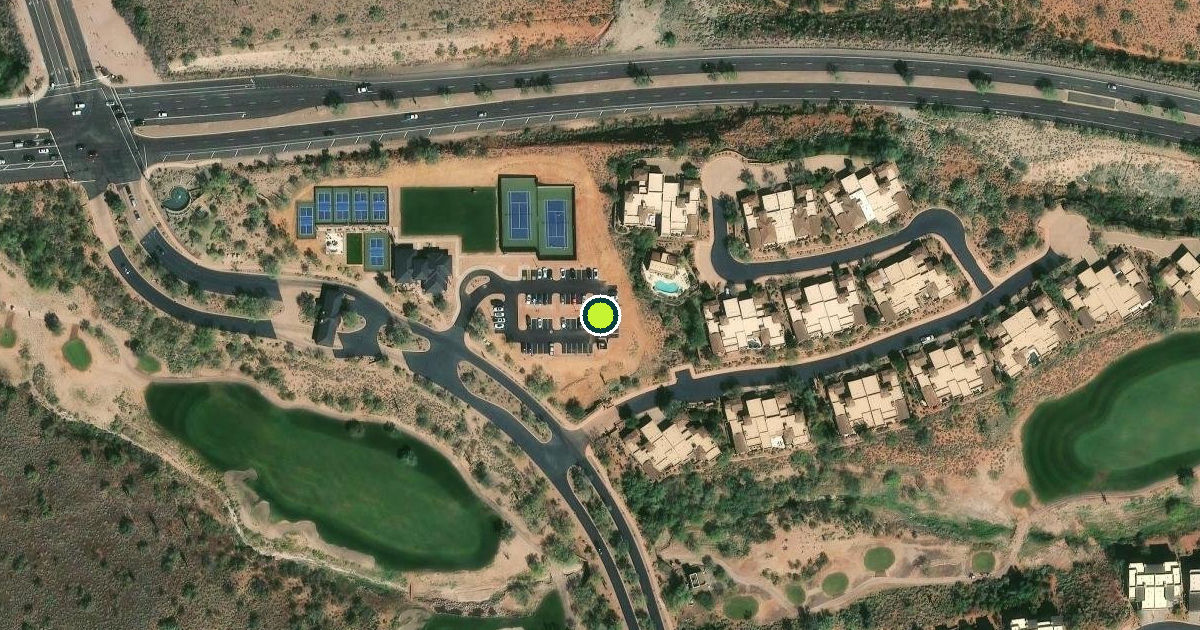 Satellite view of Fountain Hills Pickleball Courts