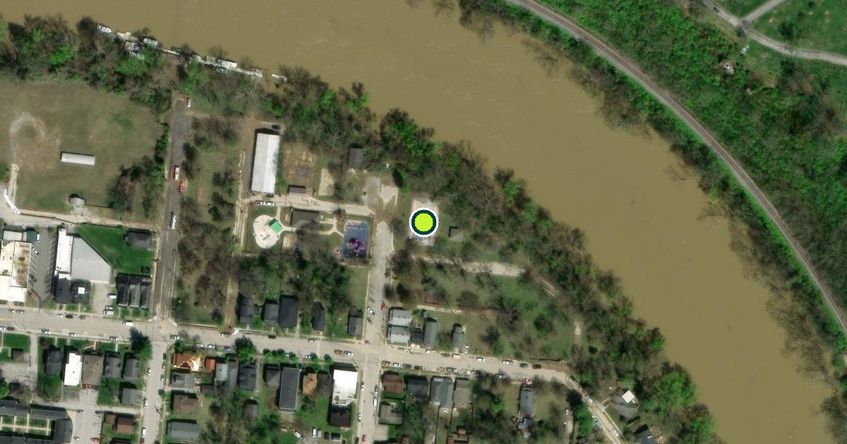 Satellite view of Frankfort Pickleball Courts