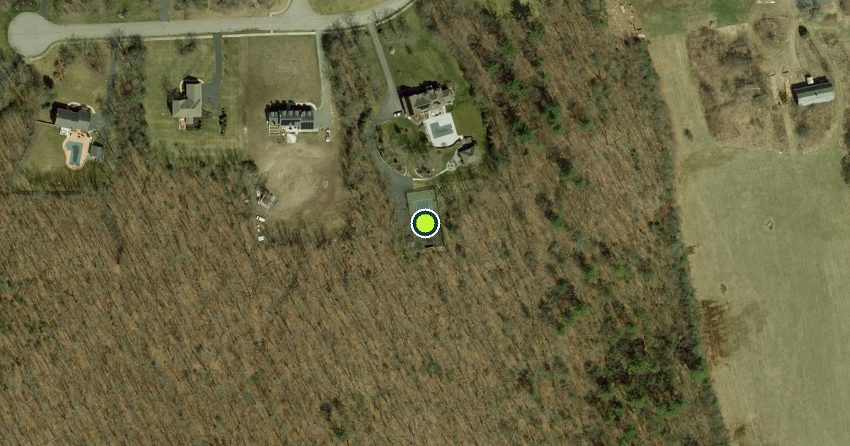 Satellite view of Franklin Pickleball Courts