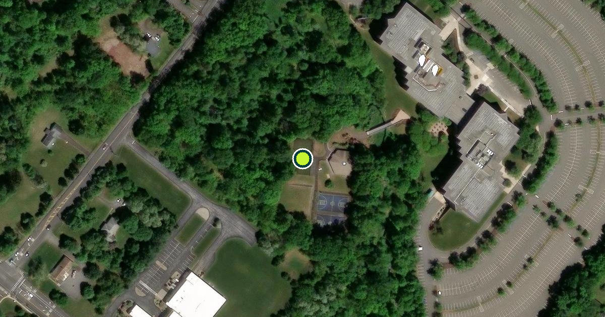 Satellite view of Franklin Township Pickleball Courts