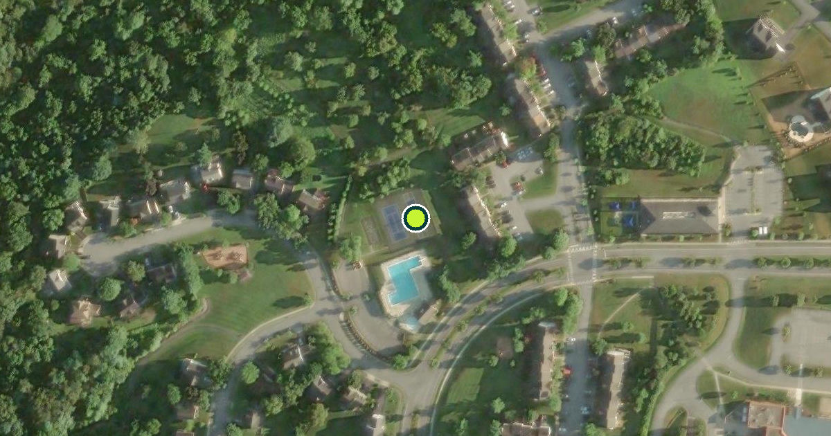 Satellite view of Frederick County Pickleball Courts